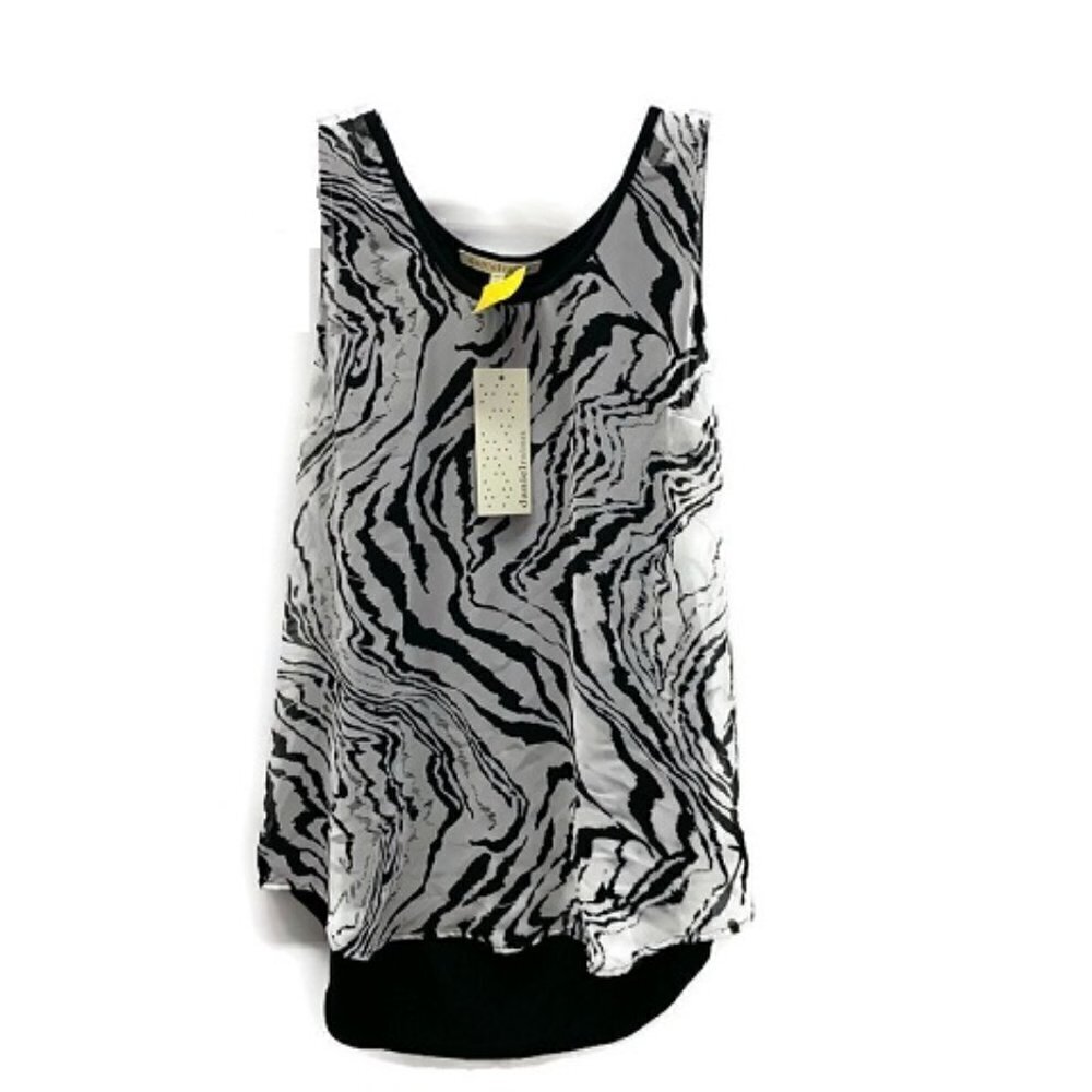 Daniel Rainn Zebra Print Tank Top